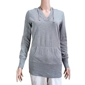 So Women Hoodie Sweatshirt Dark Gray Heather Medium